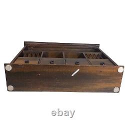 Vintage Cabinet Drawer Spice Mail Box Apothecary Wall Hanging or Standing