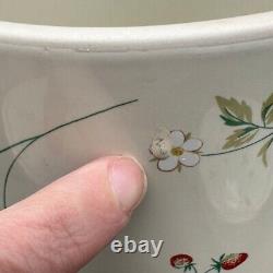 Vintage Canister Set 1980s Epoch Korea Ceramic Strawberry Cottage Kitchen Decor