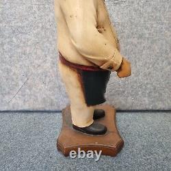 Vintage Chef Display Statue Cook Kitchen Restaurant Butchers Shop Retro 30 Tall