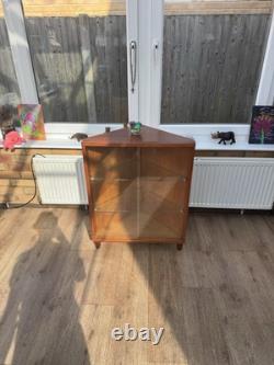 Vintage Display Glass Corner Unit