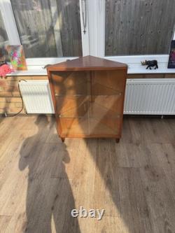 Vintage Display Glass Corner Unit
