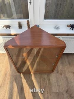 Vintage Display Glass Corner Unit