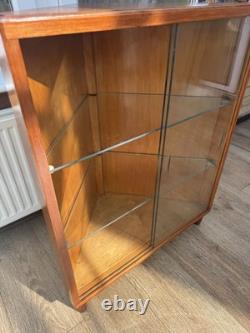 Vintage Display Glass Corner Unit
