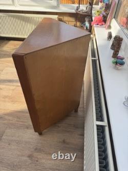 Vintage Display Glass Corner Unit