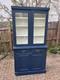 Vintage Dresser, Linen Cupboard, Large Cupboard, Kitchen Storage, Dark Blue