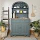 Vintage Dutch Kitchen Dresser Painted In Dark Grey