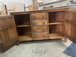 Vintage Elm Ercol Golden Dawn Sideboard Dresser Base Beautiful Condition