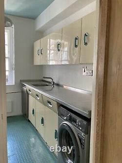 Vintage English Rose kitchen units, 1950s retro