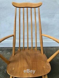 Vintage Ercol Blonde Goldsmith Rocking Chair. Retro Danish. Mid Century DELIVERY