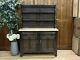 Vintage Ercol Blue Label Welsh Dresser \ Solid Elm Country Kitchen Sideboard