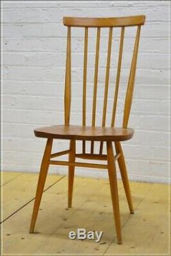 Vintage Ercol dining kitchen chair Windsor 684 blonde elm beech UK DELIVERY
