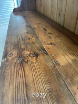 Vintage Estate made scullery kitchen dresser / cupboard sideboard