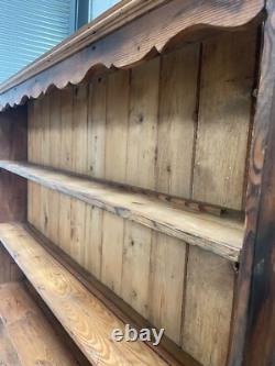Vintage Estate made scullery kitchen dresser / cupboard sideboard