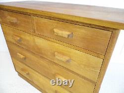 Vintage Ex Military Air Ministry RAF Oak Large Chest of drawers 1953 M. Morris