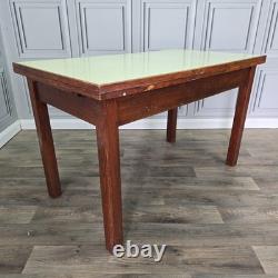Vintage Extending Dining Table Retro Formica Mid Century Kitchen Desk Office