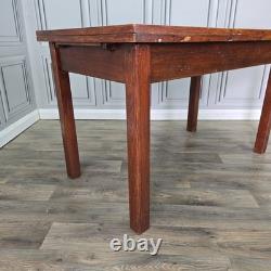 Vintage Extending Dining Table Retro Formica Mid Century Kitchen Desk Office