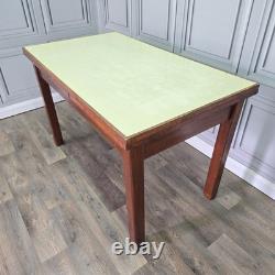 Vintage Extending Dining Table Retro Formica Mid Century Kitchen Desk Office