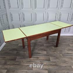Vintage Extending Dining Table Retro Formica Mid Century Kitchen Desk Office