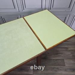 Vintage Extending Dining Table Retro Formica Mid Century Kitchen Desk Office