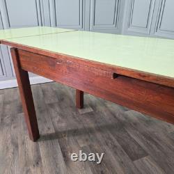 Vintage Extending Dining Table Retro Formica Mid Century Kitchen Desk Office
