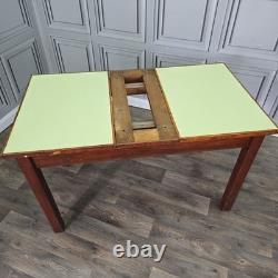 Vintage Extending Dining Table Retro Formica Mid Century Kitchen Desk Office