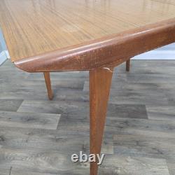 Vintage Extending Dining Table Teak Veneer Mid Century Kitchen Retro MCM