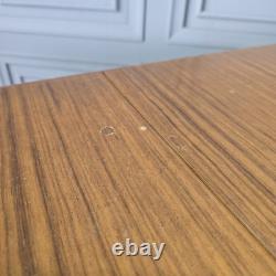 Vintage Extending Dining Table Teak Veneer Mid Century Kitchen Retro MCM