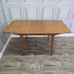 Vintage Extending Dining Table Teak Veneer Mid Century Kitchen Retro MCM