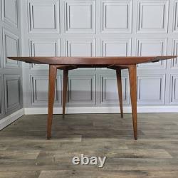 Vintage Extending Dining Table Teak Veneer Mid Century Kitchen Retro MCM