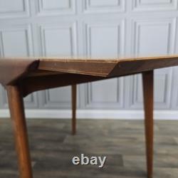 Vintage Extending Dining Table Teak Veneer Mid Century Kitchen Retro MCM