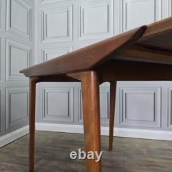 Vintage Extending Dining Table Teak Veneer Mid Century Kitchen Retro MCM