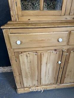 Vintage Farmhouse Housekeepers Cupboard Pine Dresser