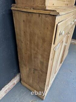 Vintage Farmhouse Housekeepers Cupboard Pine Dresser