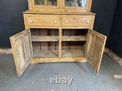 Vintage Farmhouse Housekeepers Cupboard Pine Dresser