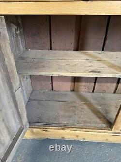 Vintage Farmhouse Housekeepers Cupboard Pine Dresser