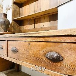 Vintage Farmhouse Rustic Kitchen Dresser