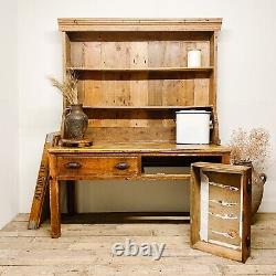 Vintage Farmhouse Rustic Kitchen Dresser