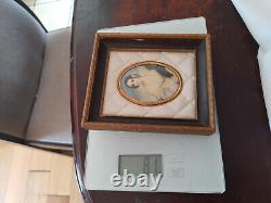 Vintage Framed Wall Hanging Victorian Lady Artwork Rustic Home Wall Art