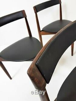 Vintage Frem Rojle Dining Chairs Danish Retro
