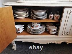 Vintage French Glazed Sideboard Shabby Chic