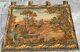 Vintage French Medieval Floral Tapestry Décor Kitchen Wall Hanging 115x80 Cm