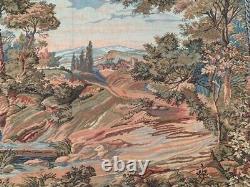 Vintage French Medieval Floral Tapestry Décor Kitchen Wall Hanging 115x80 cm