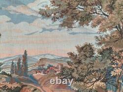 Vintage French Medieval Floral Tapestry Décor Kitchen Wall Hanging 115x80 cm