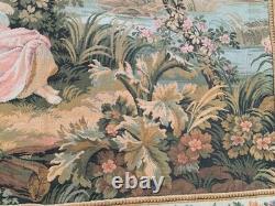 Vintage French Medieval Floral Tapestry Décor Kitchen Wall Hanging 171x88 cm