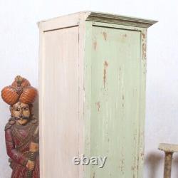 Vintage French Painted Kitchen Cabinet Tall Narrow