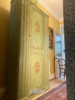 Vintage French Painted Pine Larder Cupboard/ Kitchen