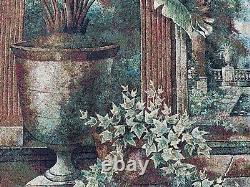 Vintage French Tapestry Authentic Kitchen Décor Medieval Wall Hanging 134x93cm
