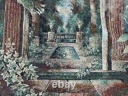 Vintage French Tapestry Authentic Kitchen Décor Medieval Wall Hanging 134x93cm