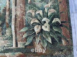 Vintage French Tapestry Authentic Kitchen Décor Medieval Wall Hanging 134x93cm
