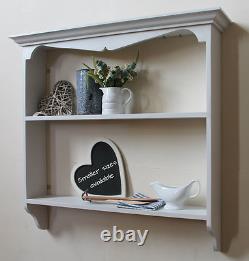 Vintage French Wall Unit Painted Bookcase Pretty Wooden Display Shelves Vintage French Wall Unit Painted Bookcase Pretty Wooden Display Shelves